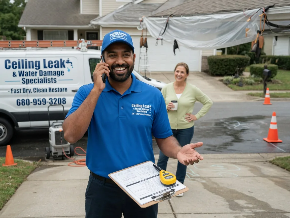 Ceiling Leak Cleanup Roseville, OH FAQs